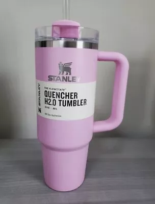 🌸 Stanley SIZZLING PINK 30 Oz Quencher H2.0 Tumbler Target Exclusive Cup 🌸 • $93.99