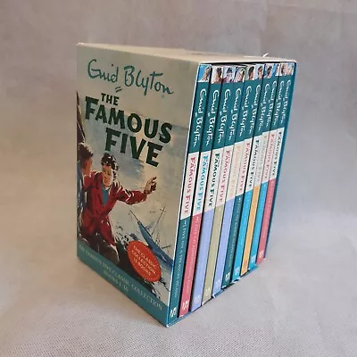 The Famous Five: 10 Book Box Set By Enid Blyton • £8.95