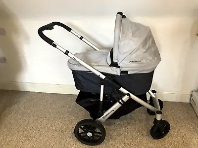 £130 • Buy Uppababy Vista Buggy Pram Travel System, Bassinet Stand, Buggy Board, Covers