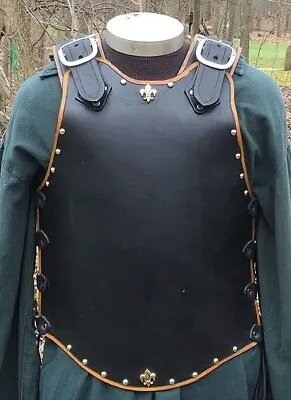 Medieval Leather BreastplateLeather Body ArmourLARP Cosplay Costume Armour • $159