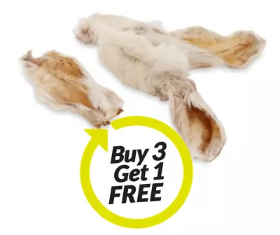 100% Natural Rabbit Ears + Fur A Natural De-wormer & Digestive Aid For Dogs 100g • £5.99