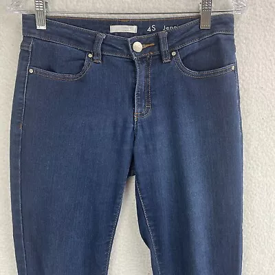 £0.82 • Buy LC Lauren Conrad Womens Size 4 Short Jegging Low Rise Dark Denim Blue Jeans