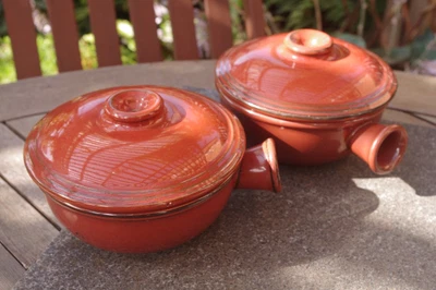 £14.99 • Buy 2x Grayshott Pottery Lidded Bowls