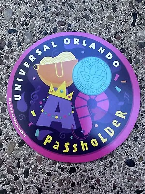 Universal Studios Orlando UOAP Mardi Gras Passholder Magnet 2024 • $10