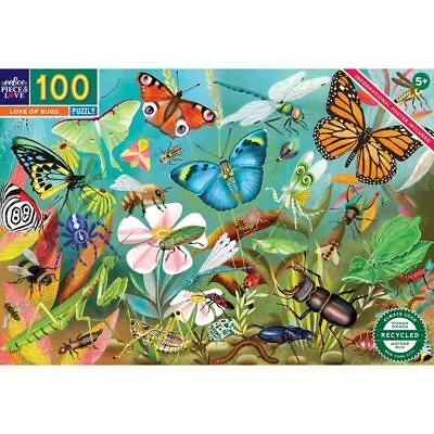 EeBoo - Love Of Bugs Puzzle 100pc • $30.99