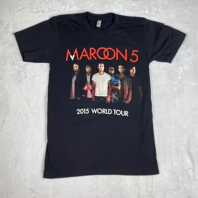 Maroon 5 Shirt 2015 World Tour Original Concert Mens Small • $12.95