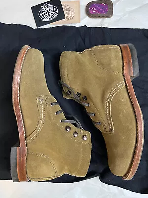 Wolverine 1000 Mile Liberty London Suede Boots Size 6.5 Fits 7 • £77.85