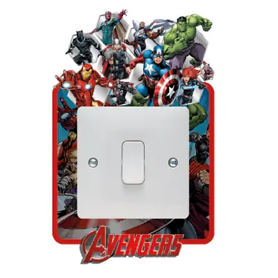 £2.49 • Buy Marvel Avengers Light Switch Surround Sticker Decal Kids Boys Girls Bedroom