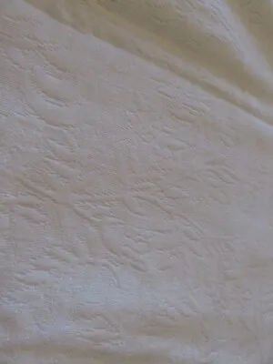 Ralph Lauren Twin Bedspread Coverlet Matelasse Ivory Cream W Sham • $67.99