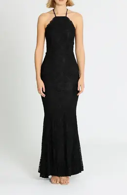 Elle Zeitoune Lori Black Gown Size 8 AU • $139