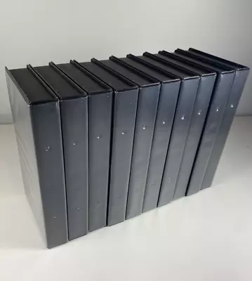 Lot Of 50 Black VHS Tape Storage Cases Empty Clamshell Full Sleeve With Hubs • $64.99