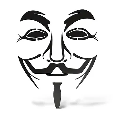 Sticker V For Vendetta Adhesive Mural Decal Laptop Auto Moto Helmet Scooter/PVC • $4.03