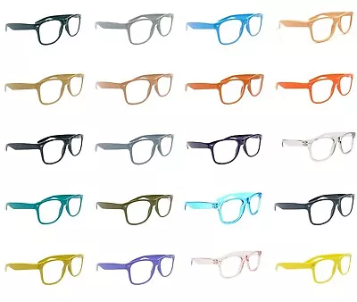 Classic Retro Fashion Unisex Reading Glasses Choice Of 20 New Colours TN49D • £5.45