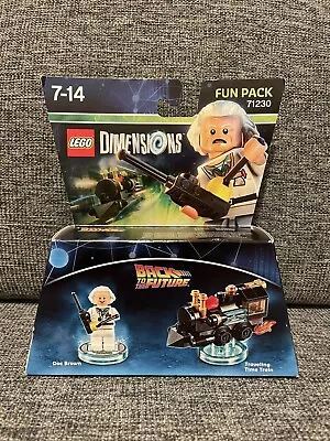 Lego Dimensions 71230 Back To The Future Doc Brown & Time Train Brand New • $59