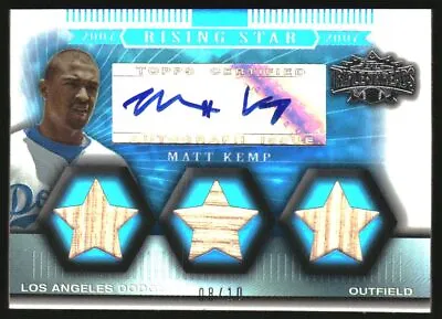 2007 Topps Triple Threads Sapphire #156 Matt Kemp Auto /10 • $70