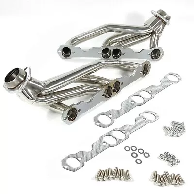 Shorty Headers For Chevy GMC 88-97 C1500 K1500 C2500 K2500 305 350 5.0 5.7L V8 • $150.39