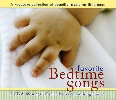 Baby Genius: Favorite Bedtime Songs By Various Artists 3CD's 45 Songs    (New) • $1.99