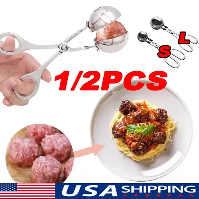 Meatball Maker Spoon Non Stick Thick Stainless Steel Meat Baller Kitchen Utensil • $4.67