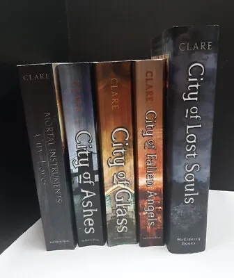 The Mortal Instruments Book Set 1-5City Of BonesAshes Glass Fallen AngelsLo • $15