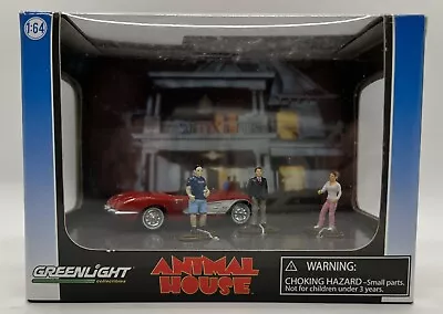 GreenLight 1:64 Dioramas Series 4 Animal House 1959 Chevrolet Corvette W Figures • $5.99