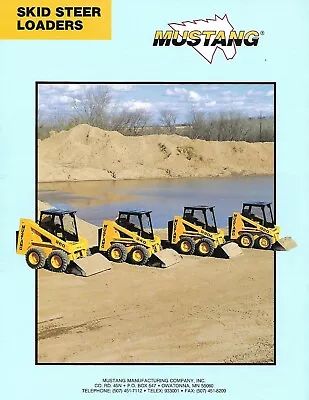 Equipment Brochure - Mustang - 920 930A 940 960 Skid Steer Loader C1992 (E7064) • $16.15