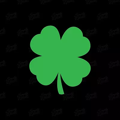 4 Leaf Clover Vinyl Decal - Shamrock Sticker Lucky Decal Irish Car Luck Decal • $5.49