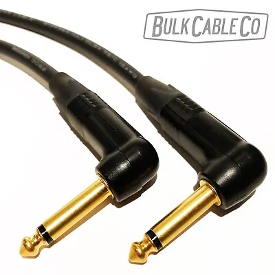 4 FT - Mogami 3082 Speaker Cable - Neutrik Right Angle Gold Ends - Amp To Cab • $38.35