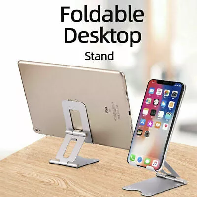 Adjustable Cell Phone Tablet Stand Desktop Holder Mount Mobile Phone IPad IPhone • $7.95