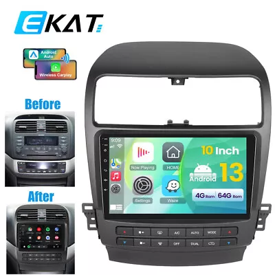 Android 13 Car Stereo Radio GPS Navigation Carplay 2+64G For Acura TSX 2004-2008 • $374.99