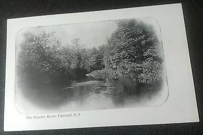 Maurice River Vineland New Jersey Private Mailing PC Postcard • $5