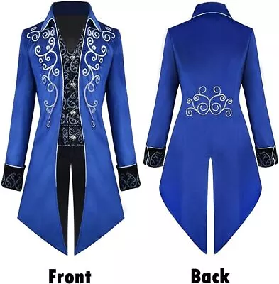 Medieval Vintage Men's Medieval Vintage Clothing Mens Vampire Blazer Halloween • $18