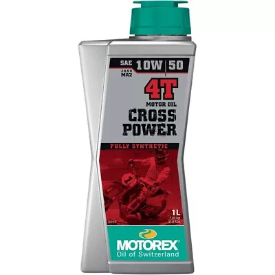 Motorex Cross Power 10W/50 4T Synthetic 4 Stroke Offroad Motorcycle Oil  1 Liter • $27.95