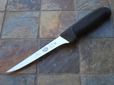 Victorinox Boning Knife 5  Straight Narrow Flexible Blade Fibrox Handle NEW • $30.99