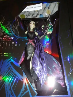 Maleficent Disney Designer Midnight Masquerade Limited Edition Doll New In Box • $395