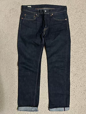 MOMOTARO JEANS 0701 VINTAGE Slim Straight Selvedge Denim Pants Okayama JAPAN 30 • $110