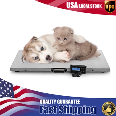 $150.10 • Buy 1100LBS Animal Scale Digital Livestock Scale Heavy Duty Platform Pet Dog Scale 