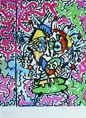 LAII Angel Ortiz & PAUL KOSTABI LUDLOW 2x HAND SIGNED Artist Street Art GRAFFITI • $375