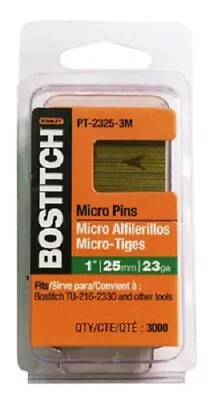 £27.25 • Buy Stanley Bostitch, 3,000 Count, 3/4 , 23 Gauge, Coated Pin Nail