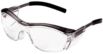 3M 11435 Nuvo BiFocal Readers Safety Glasses Clear Lens +2.0 Protective Eyewear • $17.99