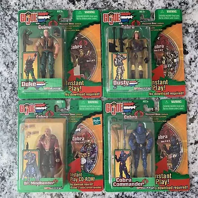 2003 GI Joe Spy Troops Set 4 Duke Cobra Commander Dusty Dr. Mindbender *NEW* • $54.99