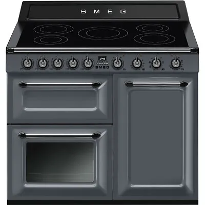 Smeg Range Cooker TR103IGR2 Graded 100cm Slate Grey Victoria Induction(JUB-9305) • £2199