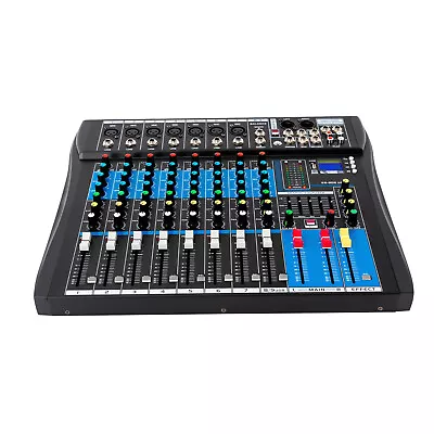 $117.90 • Buy Professional Sound Audio Device 8-channel Stereo Mixer Amplifier Usb Bluetooth 