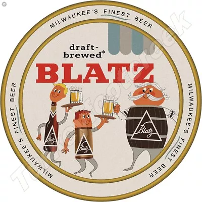 Blatz Beer 11.75  Round Metal Sign • $16.99