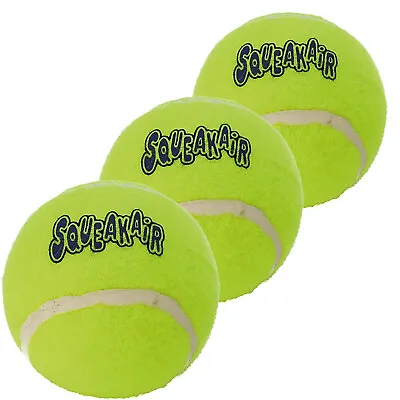 £11.99 • Buy Kong Squeakair Ball Dog Tennis Balls Squeaky Fetch Dog Toy