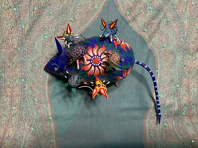 Carved Folk Art Alebrije Signed Ricardez Valentina • $40