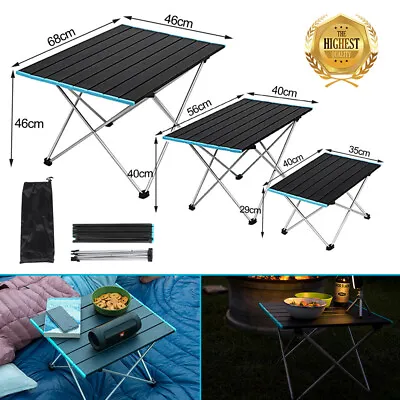 Outdoor Folding Table Camping Sturdy Foldable Table S/M/L Size • $23.72