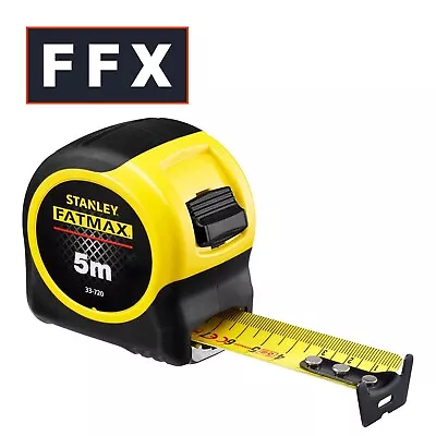 Stanley STA033720 Fatmax Tape Measure 5m 32mm Width Measuring Metric Only  • £17.97