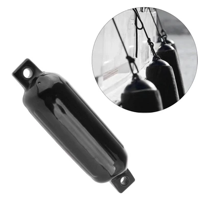 $39.44 • Buy Boat Bumpers Inflatable UV Resistance PVC For Marine Pontoon Docking S Black