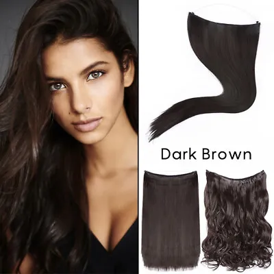 US Secret Wire In Hair Extensions Hidden Invisible Band One Piece Thick As Human • $12.90
