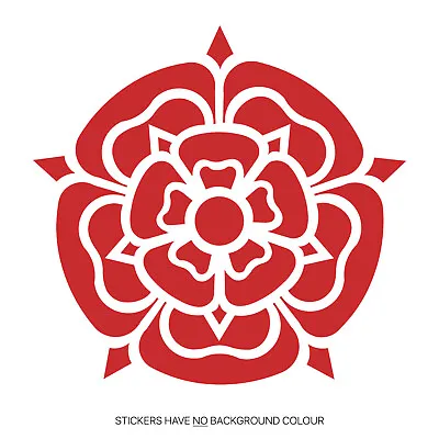 £2.10 • Buy Lancashire County Red Rose Self-Adhesive Vinyl Decal Car Window Bumper Sticker